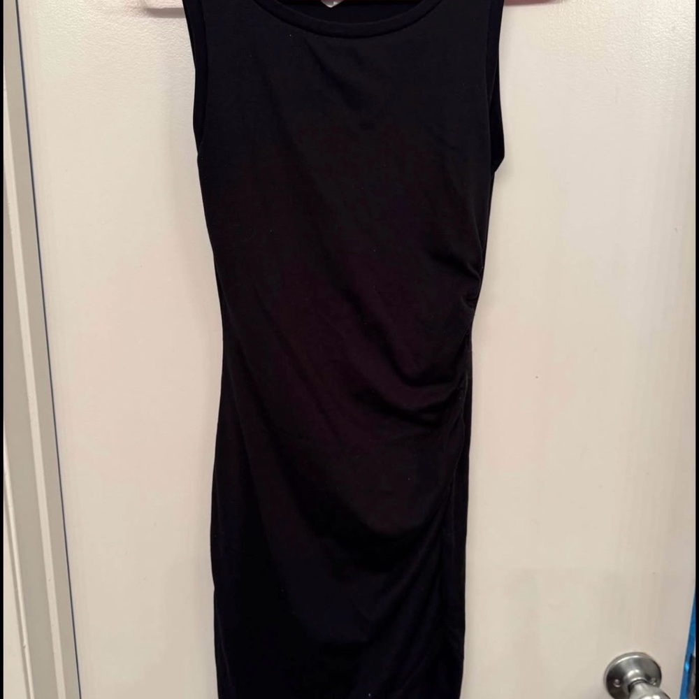 Leith Black Midi Dress
